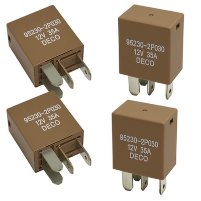 4Pcs 95230-2P030 Automotive Power Relay 35A 12VDC 4Pins Suitable for Air