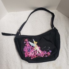 Disney Tinkerbell Messenger Bag Black & Pink ...