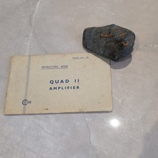 Vintage Quad II Valve Amplifier Instruction Book + Extras (schematics) 1958