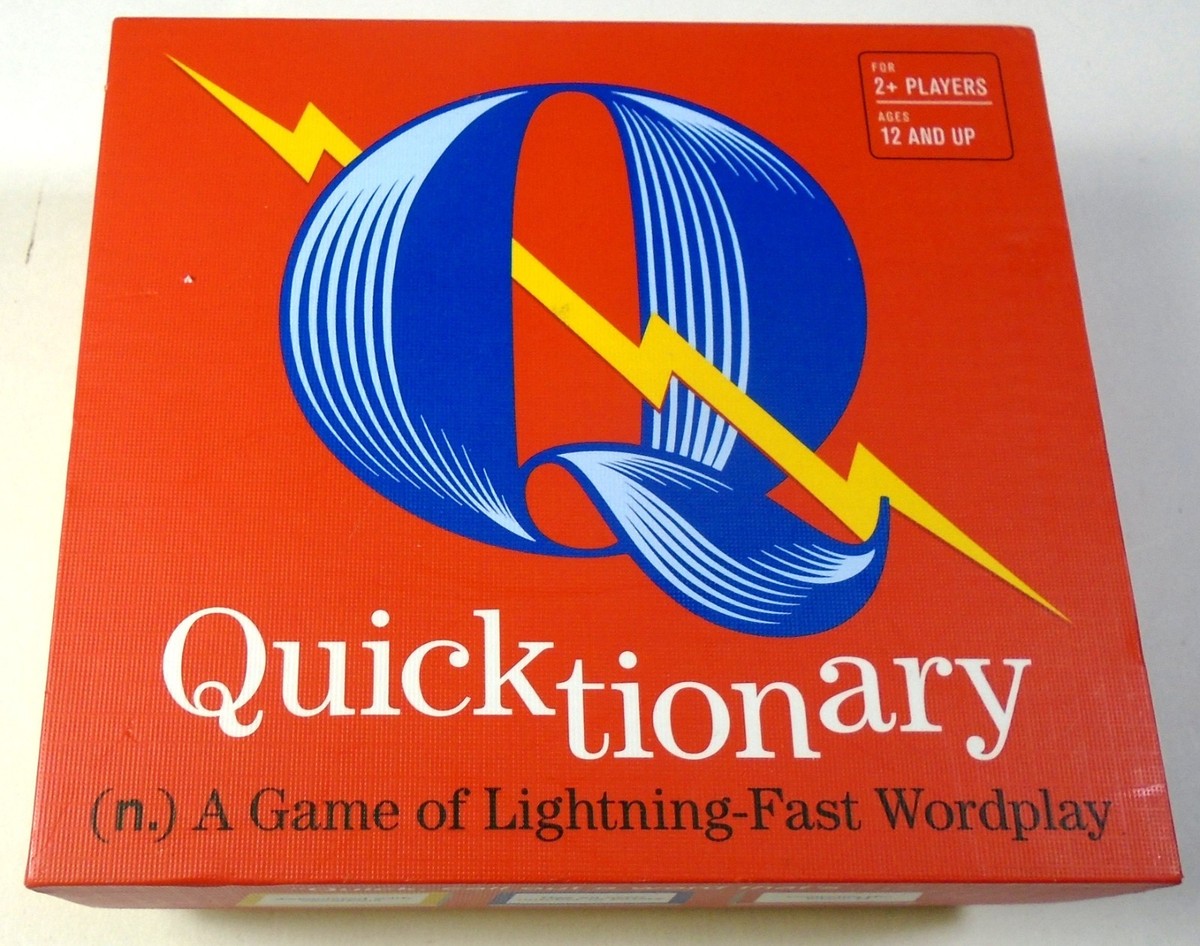 Quicktionary – Juego De Cartas De Palabras Rápidas Para 2 O Más Jugadores A Partir De 12 Años, Diversión Intelectual Y Rápida