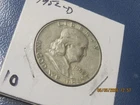 New Listing1952 d    Franklin Half Dollar, - 90% Silver - 0.3617 Troy Ounces, #1