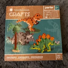 Smithsonian Crafts 3D Dinosaurs Perler Fuse Bead Activity Kit 6 