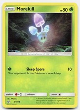 Carta Pokemon Holo C Tcg Detective Pikachu Morelull 3/18 leggermente giocata