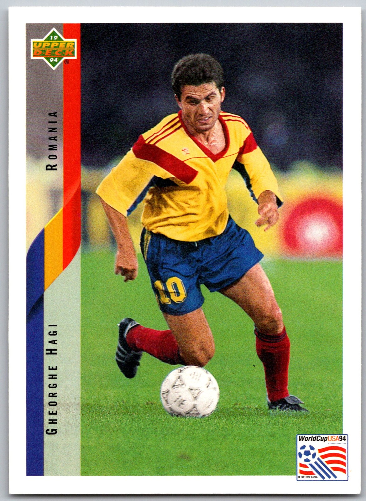1994 Upper Deck World Cup Contenders French/Dutch #201 Gheorghe Hagi