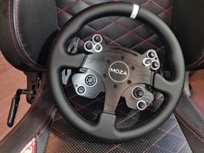 MOZA CS V2P Lenkrad Austausch-Lenkrad Schwarz...