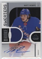 2024-25 Upper Deck SP Game Used Inked Rookie Sweaters /99 Matt Rempe Auto 1s7i
