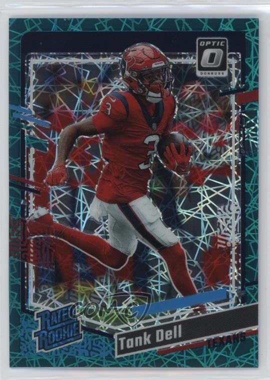 2023 Panini Donruss Optic Rated Rookie Teal Velocity Prizm Tank Dell #245 yl0