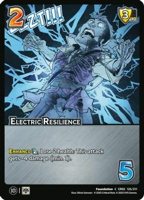 4X-Electric Resilience - 125/211 - C-CR02-Heroes of Exandria-Universus