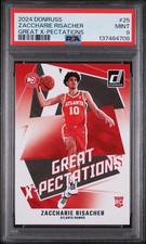 2024 PANINI DONRUSS GREAT X-PECTATIONS #25 ZACCHARIE RISACHER PSA 9