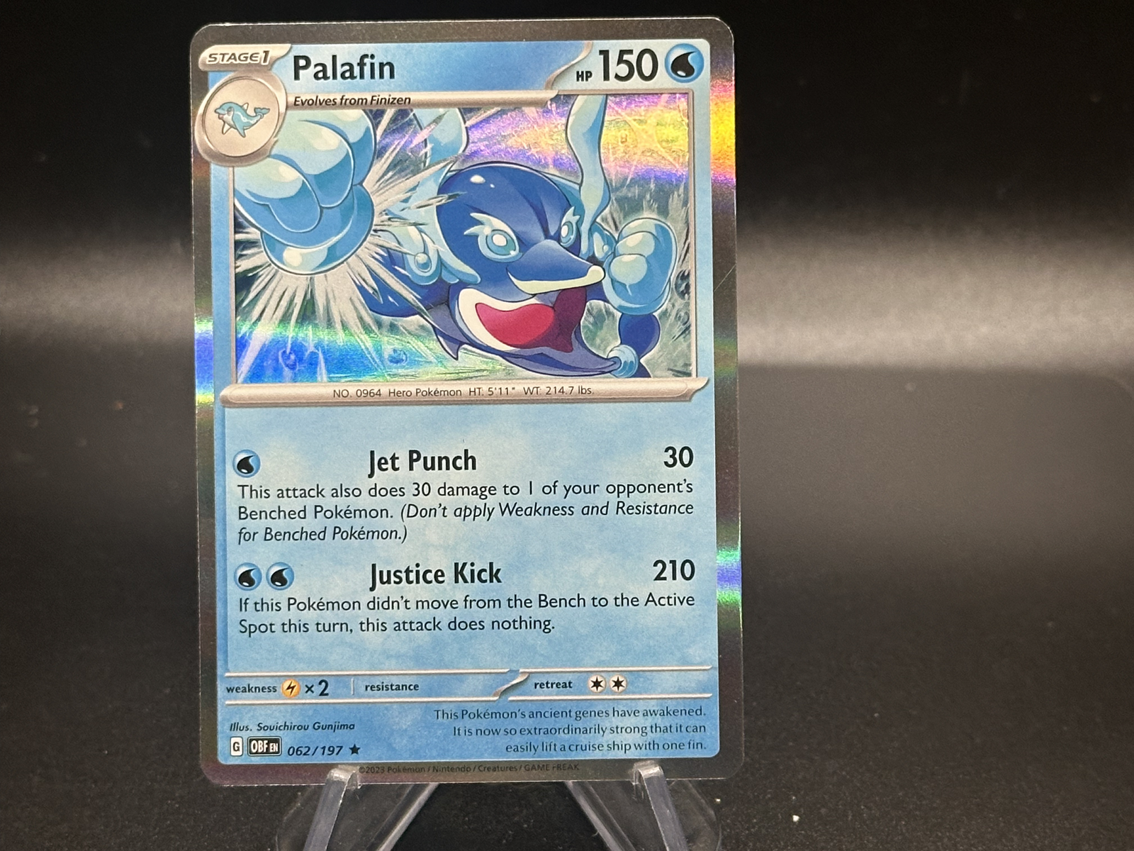 Palafin - Holo - 62/197 Obsidian Flames - Pokémon TCG | eBay