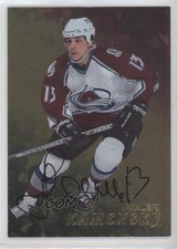 1998-99 ITG Be A Player Gold Auto Valeri Kamensky #186 Auto 13h2