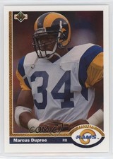1991 Upper Deck Marcus Dupree #499 0z3d