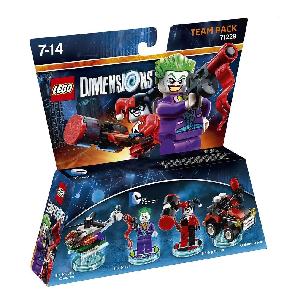 Командный набор Lego Dimensions Joker E Harley 8290₽