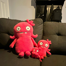 Uglydoll Ugly Doll Plush Stuffed Animals Lot of 5 Red/Pink Small 2019