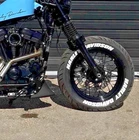 Harley Tire Lettering MOTORCYCLE Decal Bike Sticker Kit size -1.25" 8pcs