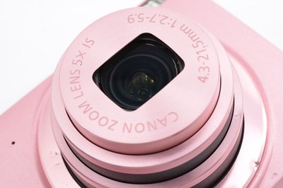 Canon IXY 430F Pink 16.1MP Compact Digital Camera Wi-Fi 5x Optical