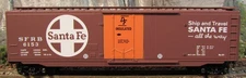 Micro Trains N-Scale 32050/1 - Boxcar, 50 Foot, Steel, Plug Door - Santa Fe - 61
