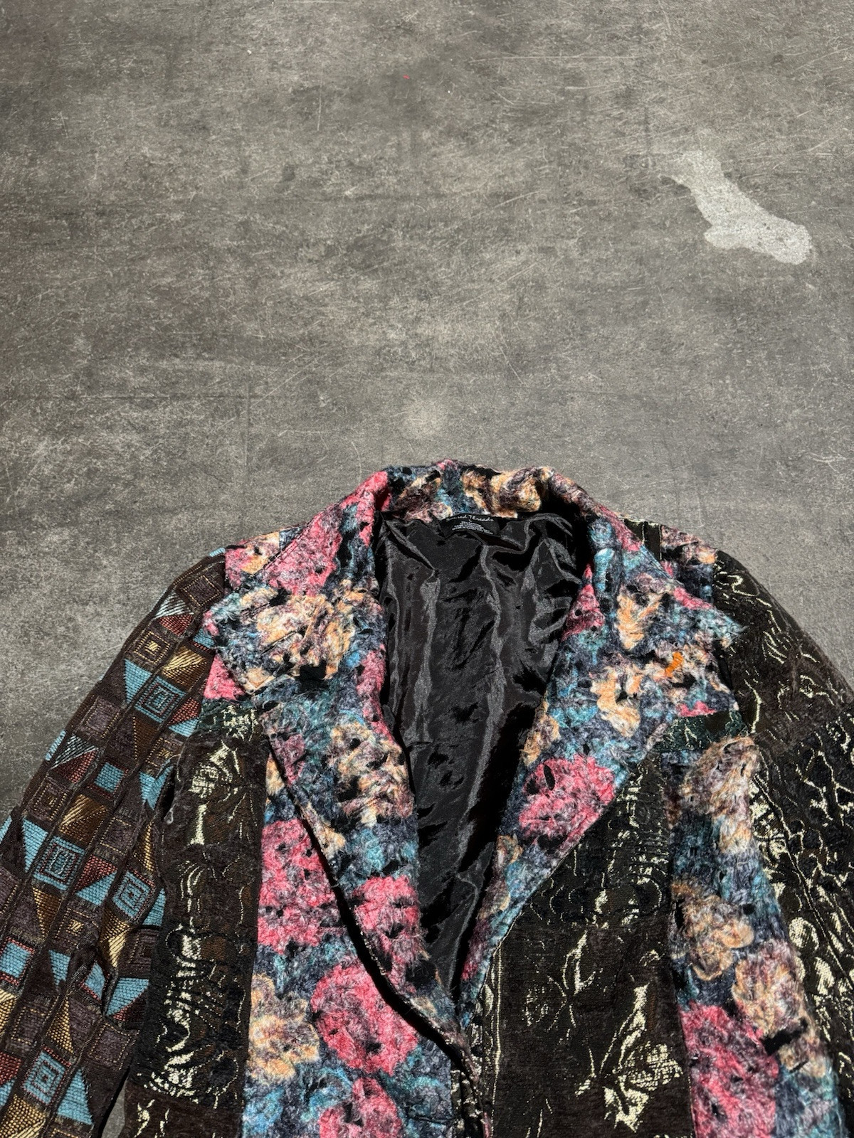 SACRED THREADS Boho Jacket Buttoned Down Patchwor… - image 4