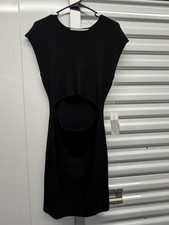 BISHOP AND YOUNG WOMENS KNIT SWEATER CUT OUT DRESS SIZE L NEW WITH TAGS