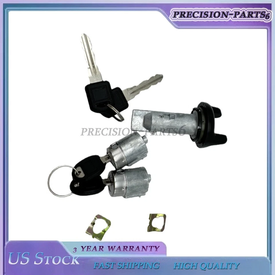 NUEVO juego de cilindros de encendido y bloqueo de puerta para GMC Yukon 1995-1997 26049532 Foto 3 de 4