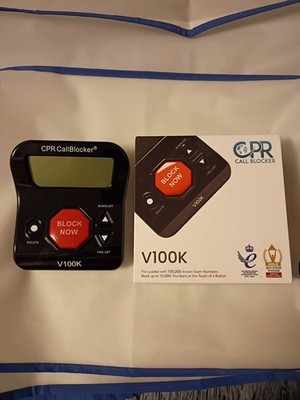 CPR V100K Call Blocker & Display w/ 100K Pre-Blocked Phone Numbers
