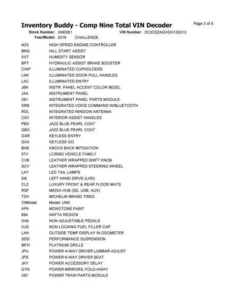 Wheel 18x7-1/2 Alloy 5 Spoke Satin Carbon Finish Fits 15-21 CHALLENGER 25474939