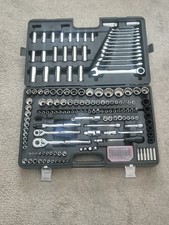 Halfords Advanced 200 Piece Socket & Ratchet Spanner Set SAE Metric + Case