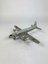 Blechspielzeug Flugzeug Arnold SAS DC-6 Uhrwerk Scandinavian Airlines 1950er