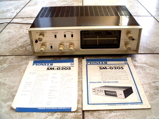 Vtg 1960's Pioneer SM G205 Stereo Multiplex Tuner Amplifier Receiver FOR REPAIR
