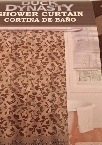 Duck Dynasty A & E Shower Curtain 70W x 72L Home Bathroom Design - NEW - Picture 4 of 4