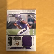 Panini Contenders Dallas Turner Rookie Ticket Swatches RTS-DTR Vikings Football