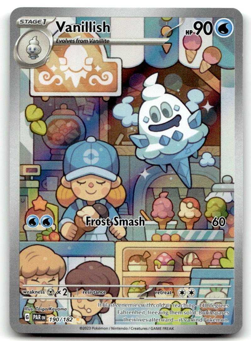 Vanillish - SV04: Paradox Rift #190/182 Illustration Rare NM