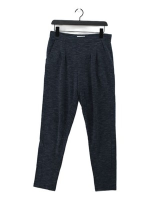 White Stuff Women's Trousers UK 10 Blue Viscose with Cotton, Elastane Sweatpants