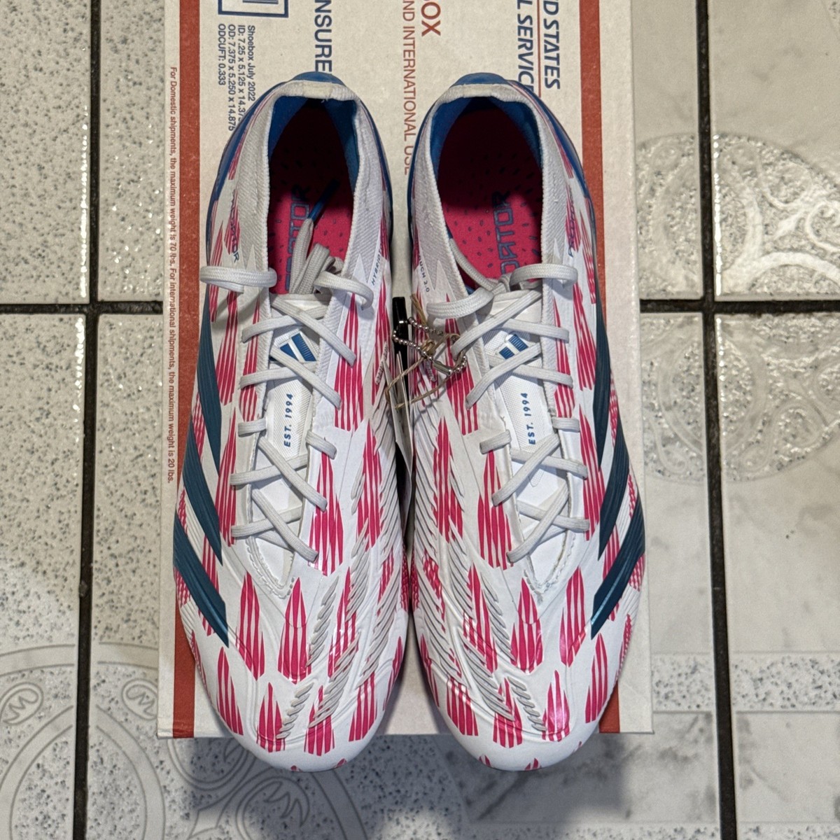 New Adidas Predator Elite SG Reemergence Soccer Cleats Men's Size