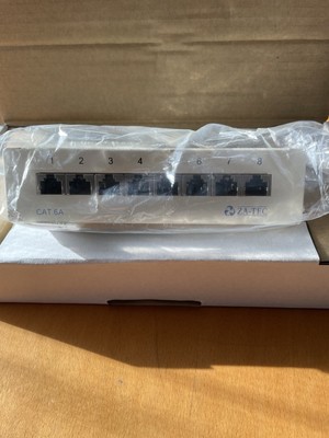 ZA-TEC Cat.6 8-Port Patchpanel