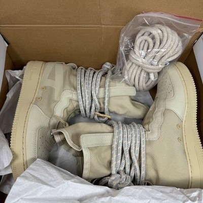Nike SF AF1 HI Rattan Special Field Air Force 1 High AA3965-200 Size 10.5 Mens 9