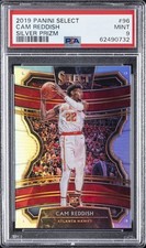 2019 PANINI SELECT SILVER PRIZM #96 CAM REDDISH PSA 9