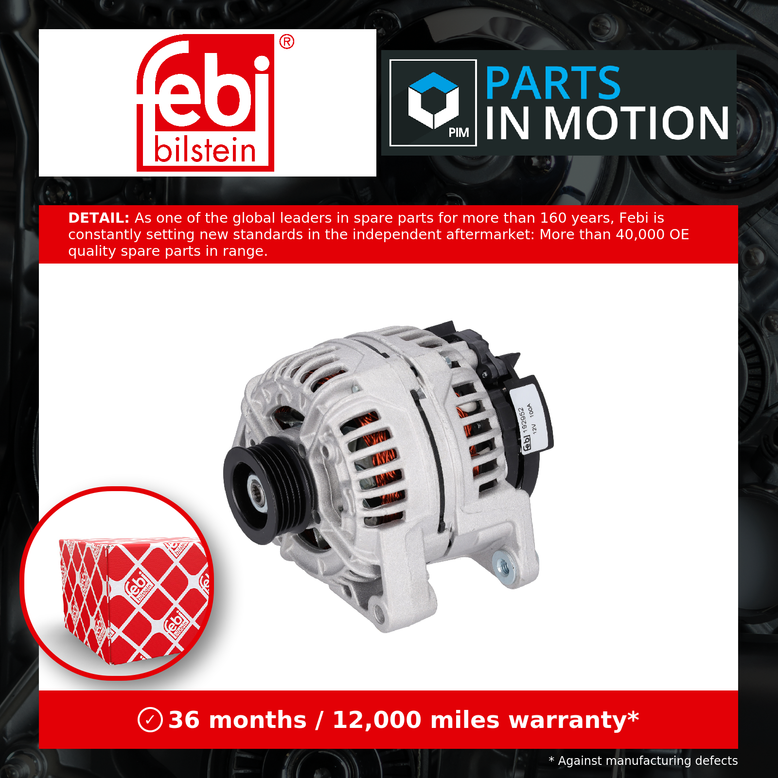 Alternator fits OPEL ASTRA H 1.4 04 to 10 013222930 093190138 13222930 93190138 - Image 10