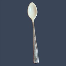 Vintage Gerber First Years Infant Baby Spoon Rubber Tip White Stainless 80's