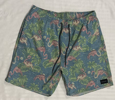 Rip Curl Men's Swim Trunks Shorts Board Shorts Flamingo's Volley Small Unlined