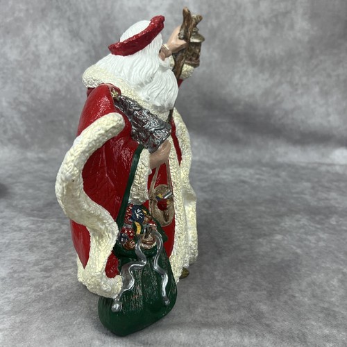 Christmas Gare Mold Old World Santa Claus Lantern Ceramic Bisque VTG - Picture 4 of 8