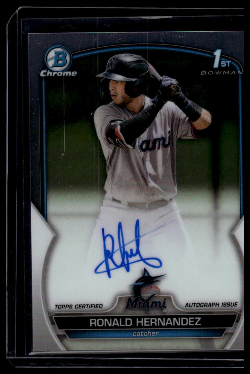 2023 Bowman Chrome #CPA-RH Ronald Hernandez Prospect Autographs