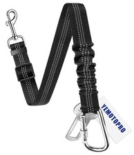 Dog Seat Belt, 3 in 1 Upgraded Dog Bungee Leash with Safety Buckle and Latch ...