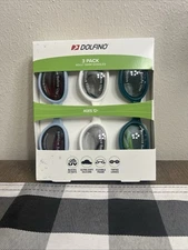 Adult Racer Swim Goggles, Multi-Color, Unisex (3 Pack) Dolfino NEW