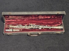Antique Boehm System Clarinet w/ Case   For Parts or Restoration Vintage Classic