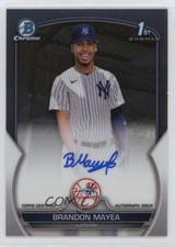 2023 Bowman Chrome Prospect Auto Brandon Mayea #CPA-BMA Auto 0o48