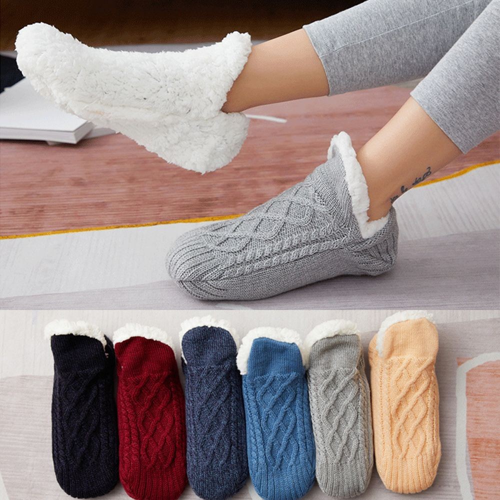 APL Ciabatte donna antiscivolo camera da letto calze a terra infradito spesse peluche