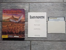 LABYRINTH - Commodore 64 C64/128 - Complete & Fully Tested!  LUCASFILM