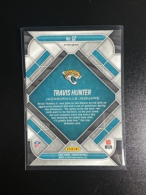 2025 Panini Prizm - Emergent Travis Hunter #12 Green Prizm (RC) | eBay