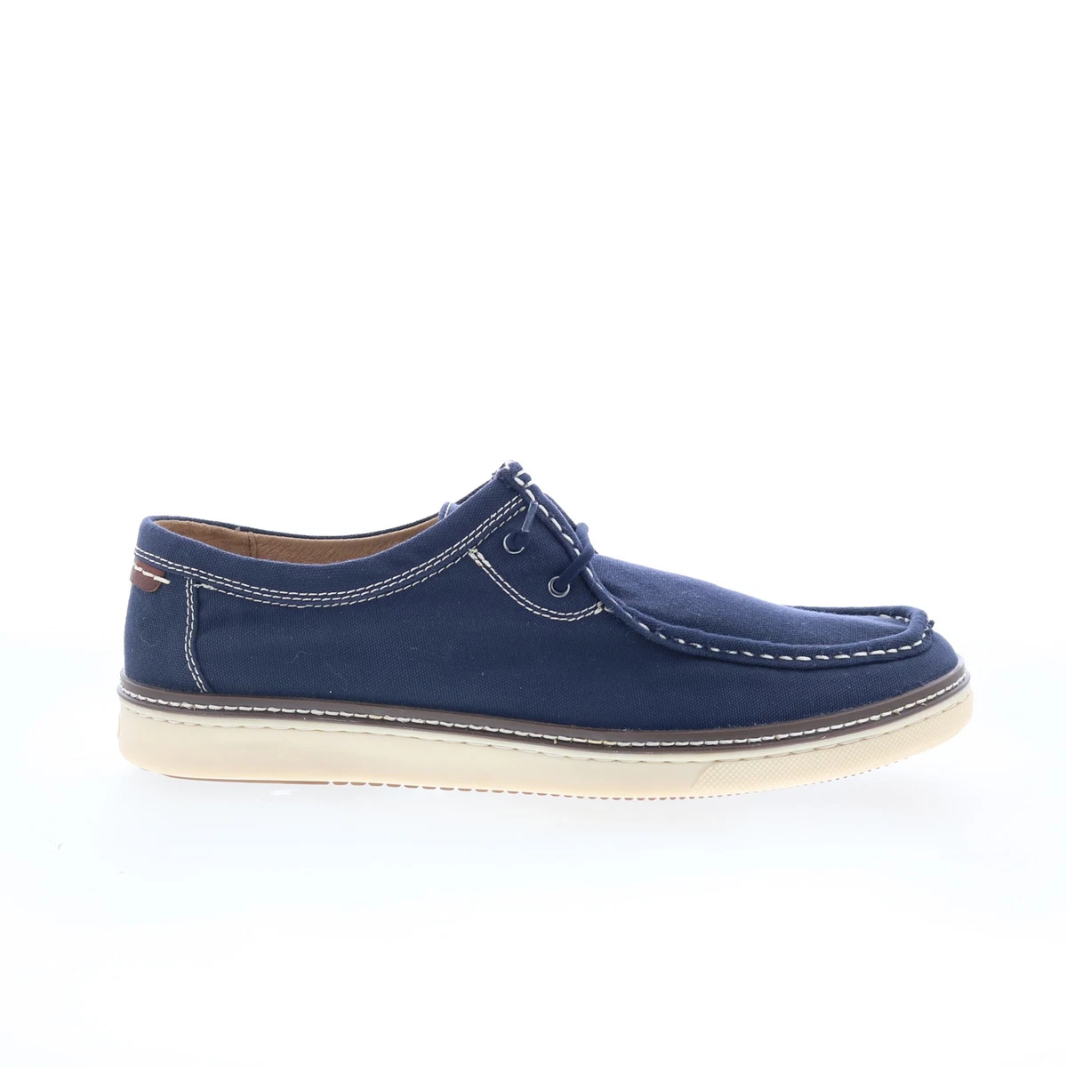 Johnston & Murphy Bower Boat Shoes Men\'s Size 13 M Navy Blue Slip On Loafers J21 Johnston & Murphy Loafer Blue Casual Shoes for Men for sale  main image 3